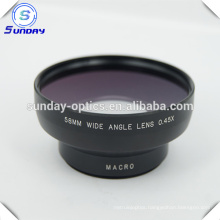 High Quality Camera lens 58mm wide angle lens UV67 0.45X